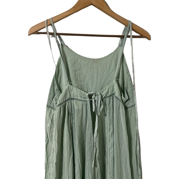 Anthropologie Lilko Green Wide Leg Jumpsuit Romper - Picture 6 of 9